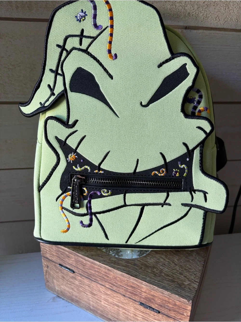 Loungefly The Nightmare Before Christmas Oogie Boogie Lime Green Mini Backpack